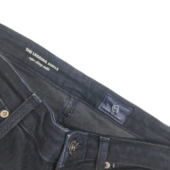 ADRIANO GOLDSCHMIED The Legging Ankle  Super Skinny Dark Wash Denim Womens 26R - Picture 2 of 8